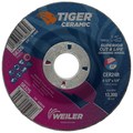 Weiler 4-1/2 in Dia, 1/4 in Thick, 7/8 in Arbor Hole Size, Ceramic 58325